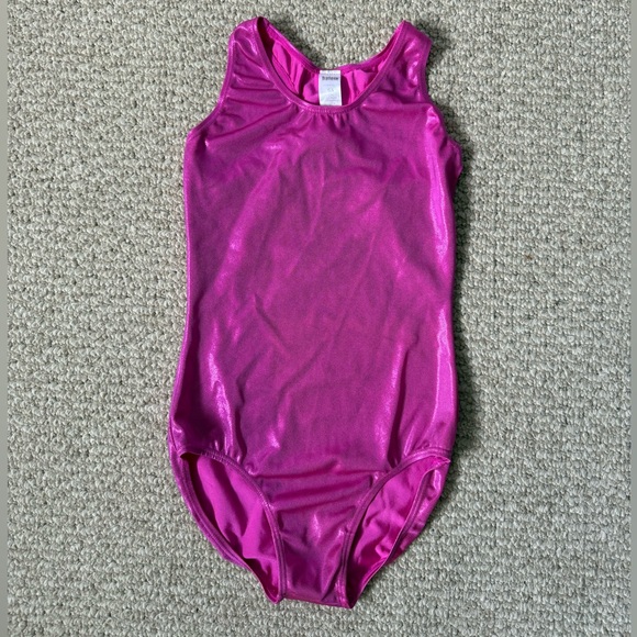balera Other - Metallic Pink Gymnastics Leotard Adult Small
